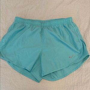 Nike Women's Light Blue Athletic Shorts